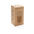 ECO PLA 400ml can with cork sleeve, white