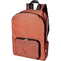 EcoFold RPET foldable backpack 15L, brick