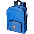 EcoFold RPET foldable backpack 15L, royal blue