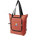 EcoFold RPET foldable tote cooler bag 15L, brick