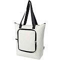 EcoFold RPET foldable tote cooler bag 15L, sandstone