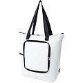 EcoFold RPET foldable tote cooler bag 15L, white