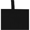 EcoSeal GRS recycled nonwoven convention tote bag 6L, solid black