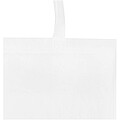 EcoSeal GRS recycled nonwoven convention tote bag 6L, white