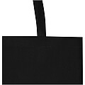 EcoSeal GRS recycled nonwoven gusset tote bag 12L, solid black
