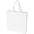 EcoSeal GRS recycled nonwoven gusset tote bag 12L, white