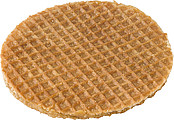 Eight delicious Dutch waffles.