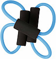 Elastic fitness training strap