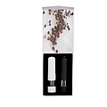 Electric pepper and salt mill set, white