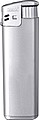 Electronic lighter, refillable, grey