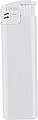 Electronic lighter, refillable, white