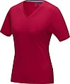 Elevate Kawartha V-neck Ladies Tee, red M