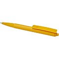 Elsa recycled plastic ballpoint pen (blue ink), yellow