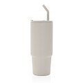Embrace deluxe RCS recycled stainless steel tumbler 900ml, beige