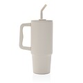 Embrace deluxe RCS recycled stainless steel tumbler 900ml, beige