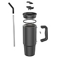 Embrace deluxe RCS recycled stainless steel tumbler 900ml, black