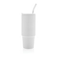 Embrace deluxe RCS recycled stainless steel tumbler 900ml, white