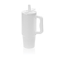 Embrace Leakproof RCS recycled stainless steel tumbler 900ml, white