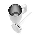 Embrace Leakproof RCS recycled stainless steel tumbler 900ml, white