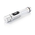 Emergency light with hammer, silver