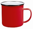 Enamel mug red 