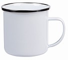 Enamel mug white 