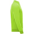 Epiro long sleeve kids quarter zip sweatshirt, fluor green, size 4