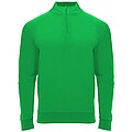 Epiro long sleeve kids quarter zip sweatshirt, green fern, size 16