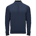 Epiro long sleeve kids quarter zip sweatshirt, navy blue, size 4
