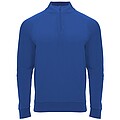 Epiro long sleeve kids quarter zip sweatshirt, royal blue, size 4
