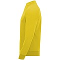Epiro long sleeve kids quarter zip sweatshirt, yellow, size 8