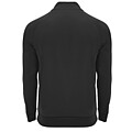 Epiro long sleeve unisex quarter zip sweatshirt, black, size S