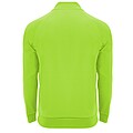 Epiro long sleeve unisex quarter zip sweatshirt, fluor green, size S