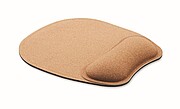 Ergonomic cork mouse mat