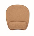 Ergonomic cork mouse mat