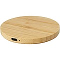 Essence 15W bamboo wireless charging pad, wood
