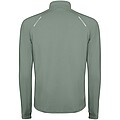 Estambul long sleeve mens half zip sweatshirt, laurel green