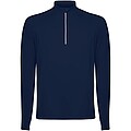 Estambul long sleeve mens half zip sweatshirt, navy