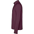 Estambul long sleeve mens half zip sweatshirt, plum red