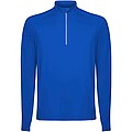 Estambul long sleeve mens half zip sweatshirt, royal blue