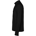 Estambul long sleeve mens half zip sweatshirt, solid black