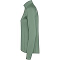Estambul long sleeve womens half zip sweatshirt, laurel green