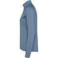 Estambul long sleeve womens half zip sweatshirt, storm blue