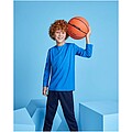 Estoril long sleeve kids t-shirt, solid black