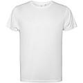 Estoril short sleeve kids t-shirt, white