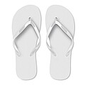 EVA beach slippers L, white