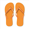 EVA beach slippers M, orange