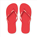 EVA beach slippers M, red