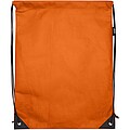 Evergreen GRS recycled non-woven drawstring bag 5L, orange