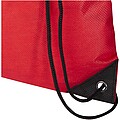 Evergreen GRS recycled non-woven drawstring bag 5L, red